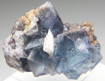 ブランドバーグ産 蛍石、水晶 | 鉱物標本,ハ行,フローライト/蛍